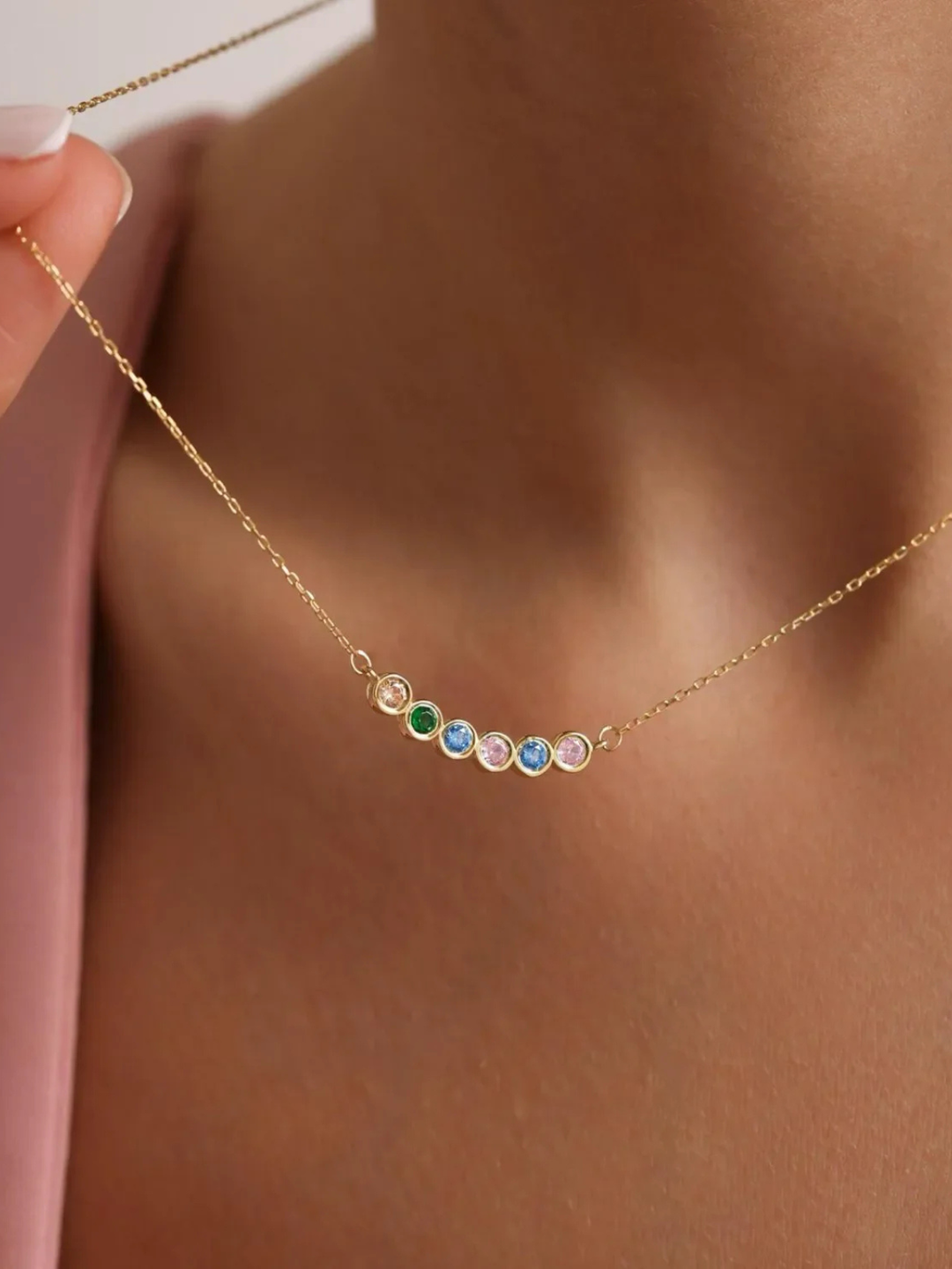 Necklace Made from the Stones of Your Loved Ones