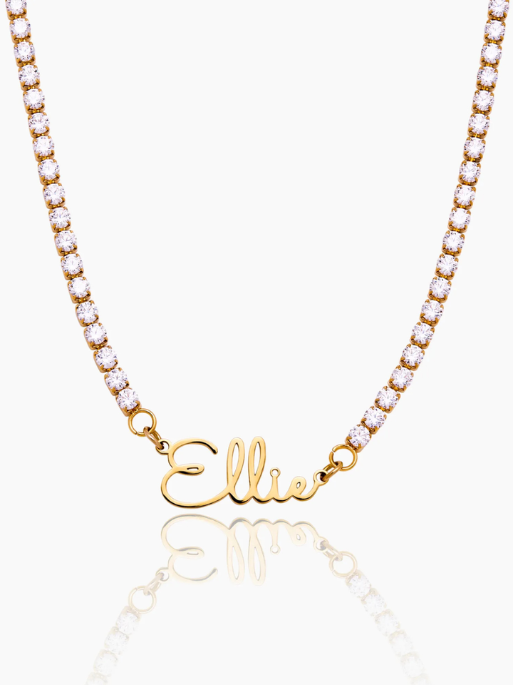 “Tennis Name” Necklace