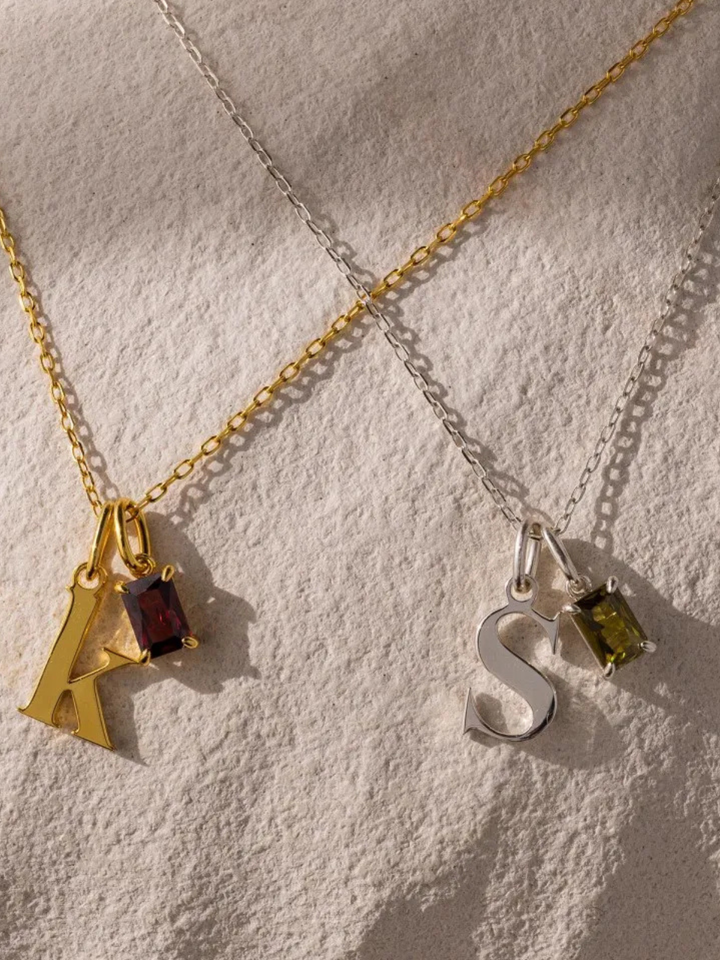 NECKLACE WITH THE BIRTHSTONE OF THE MONTH