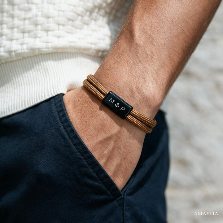 AXEL bracelet worn on the wrist with jeans