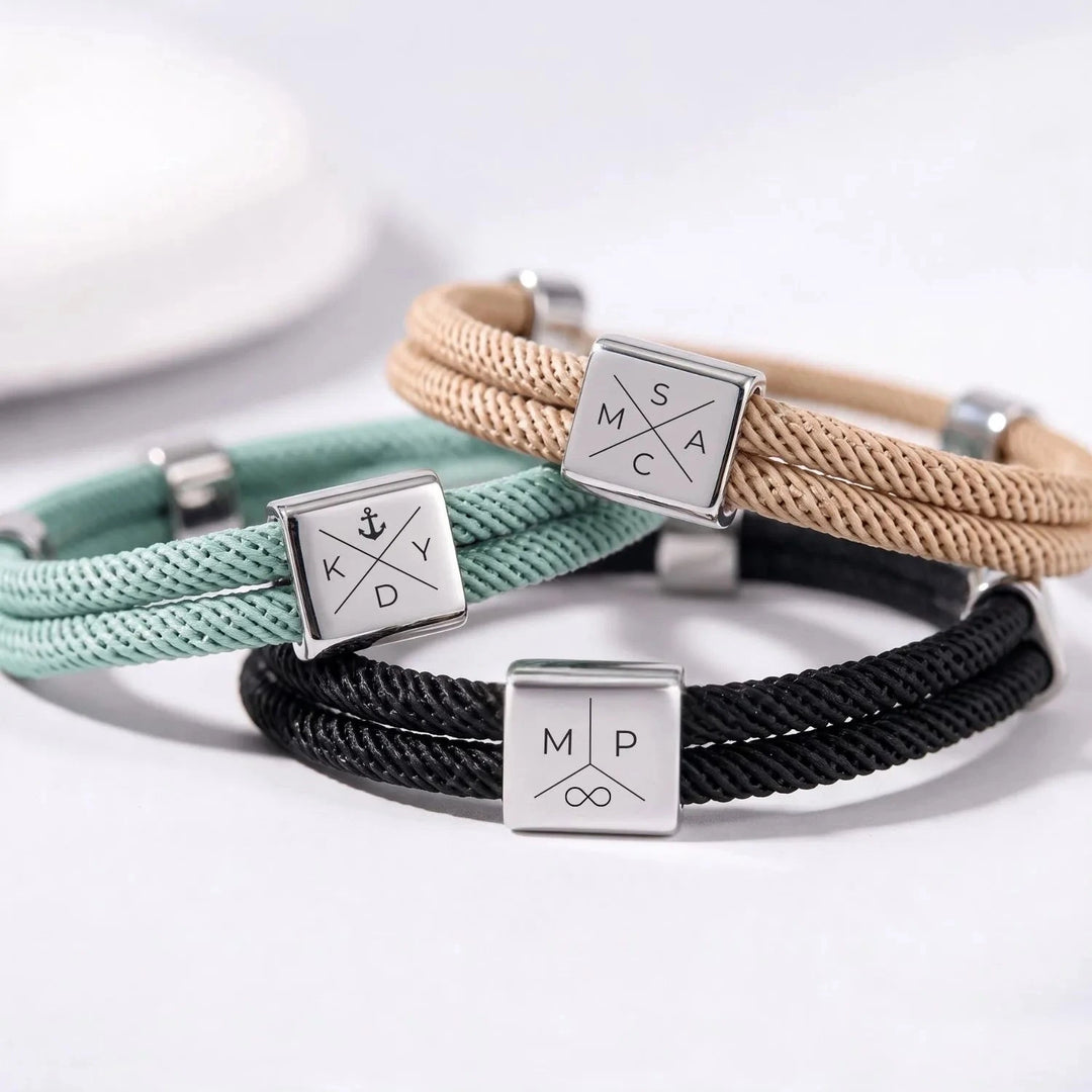 NORTH bracelet with a silver clasp