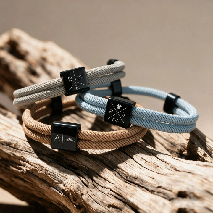 NORTH bracelet on driftwood